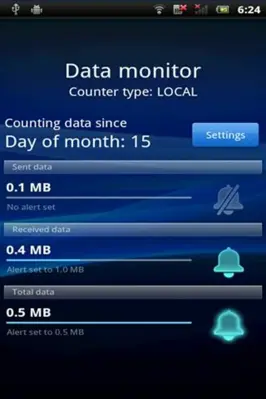 DataMonitor android App screenshot 1