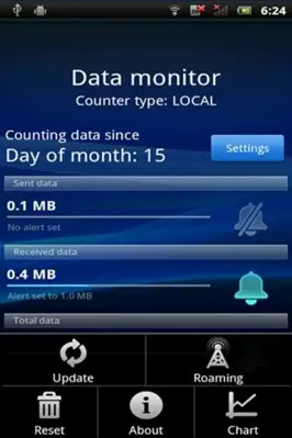 DataMonitor android App screenshot 2